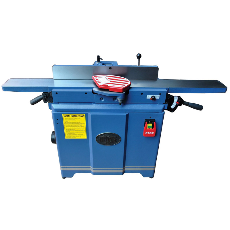 6" Parallelogram Jointer with 4-sided Insert Helical Cutterhead 1HP 1Ph